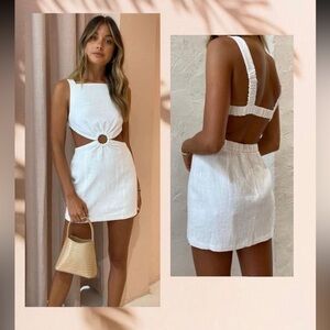 VICI White Cutout Dress